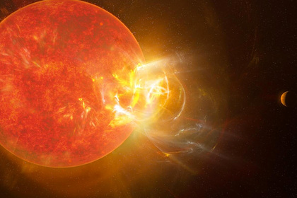 На соседней звезде произошла мощнейшая вспышка в&nbsp;галактике