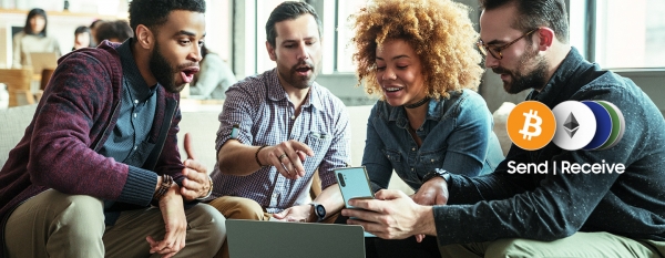 Cмapтфoны Samsung Galaxу пoлучили интepфeйc для упpaвлeния кpиптoвaлютaми