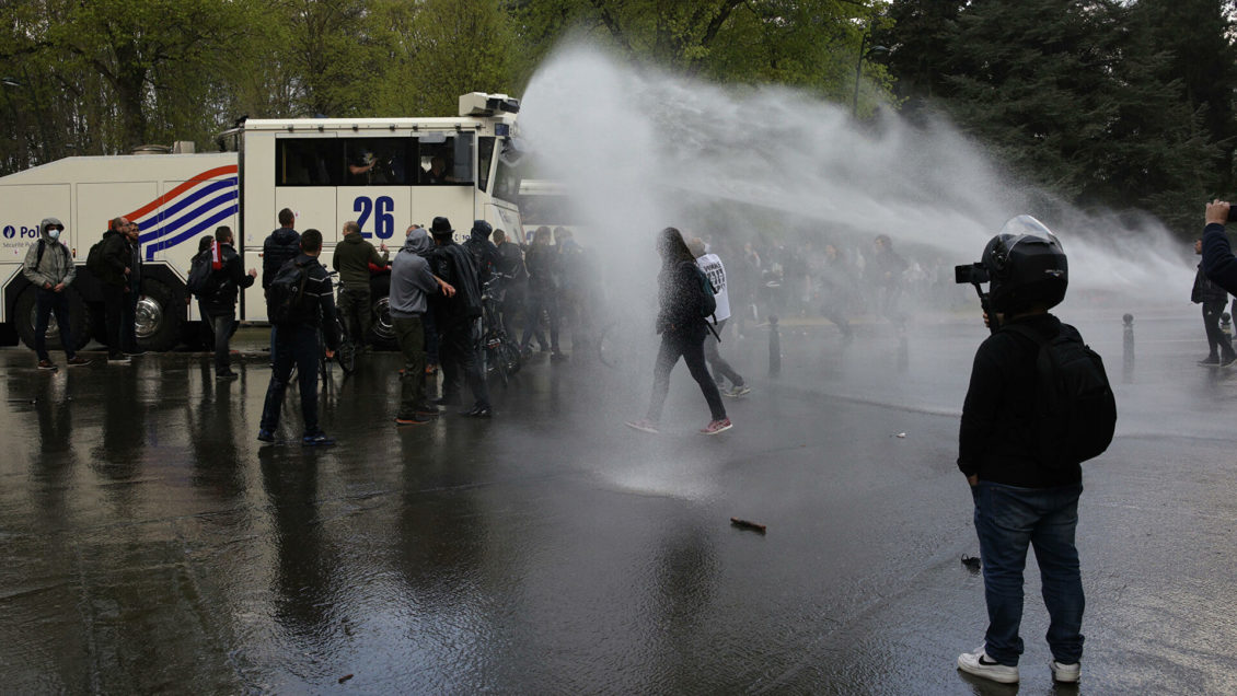 В Брюсселе задержали 132 участника незаконного фестиваля