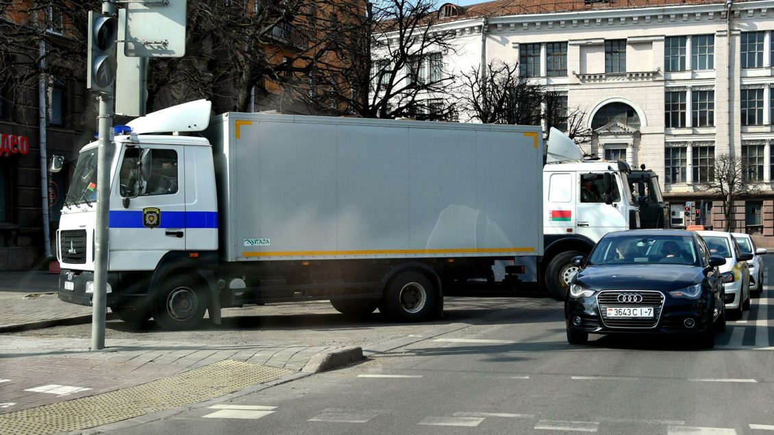 В белорусском Пинске десять человек приговорены к колонии за участие в массовых беспорядках