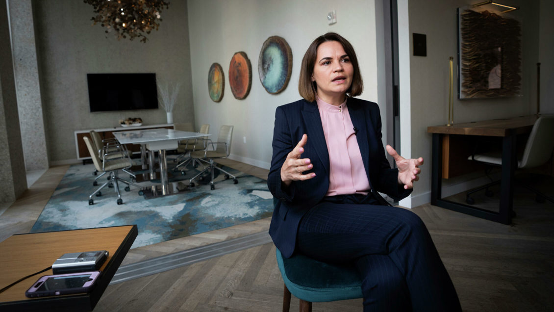 Тихановская попросила Байдена помочь переходу Белоруссии к демократии