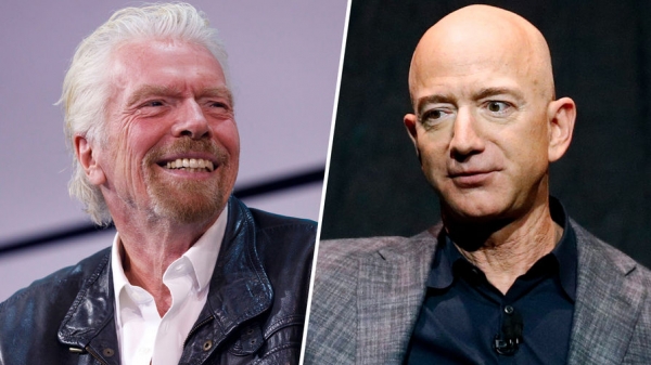 Ричард Брэнсон прокомментировал космическую гонку с Джеффом Безосом Ричард Брэнсон прокомментировал космическую гонку с Джеффом Безосом