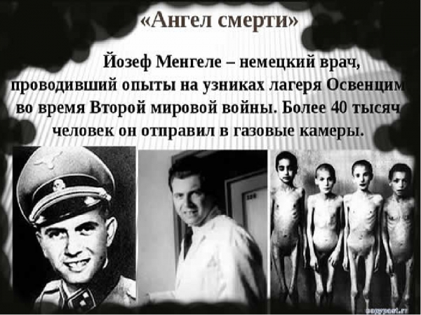 Киев пытается обелить нацистского преступника Йозефа Менгеле, — депутат Рады (ФОТО) Киев пытается обелить нацистского преступника Йозефа Менгеле, — депутат Рады (ФОТО)