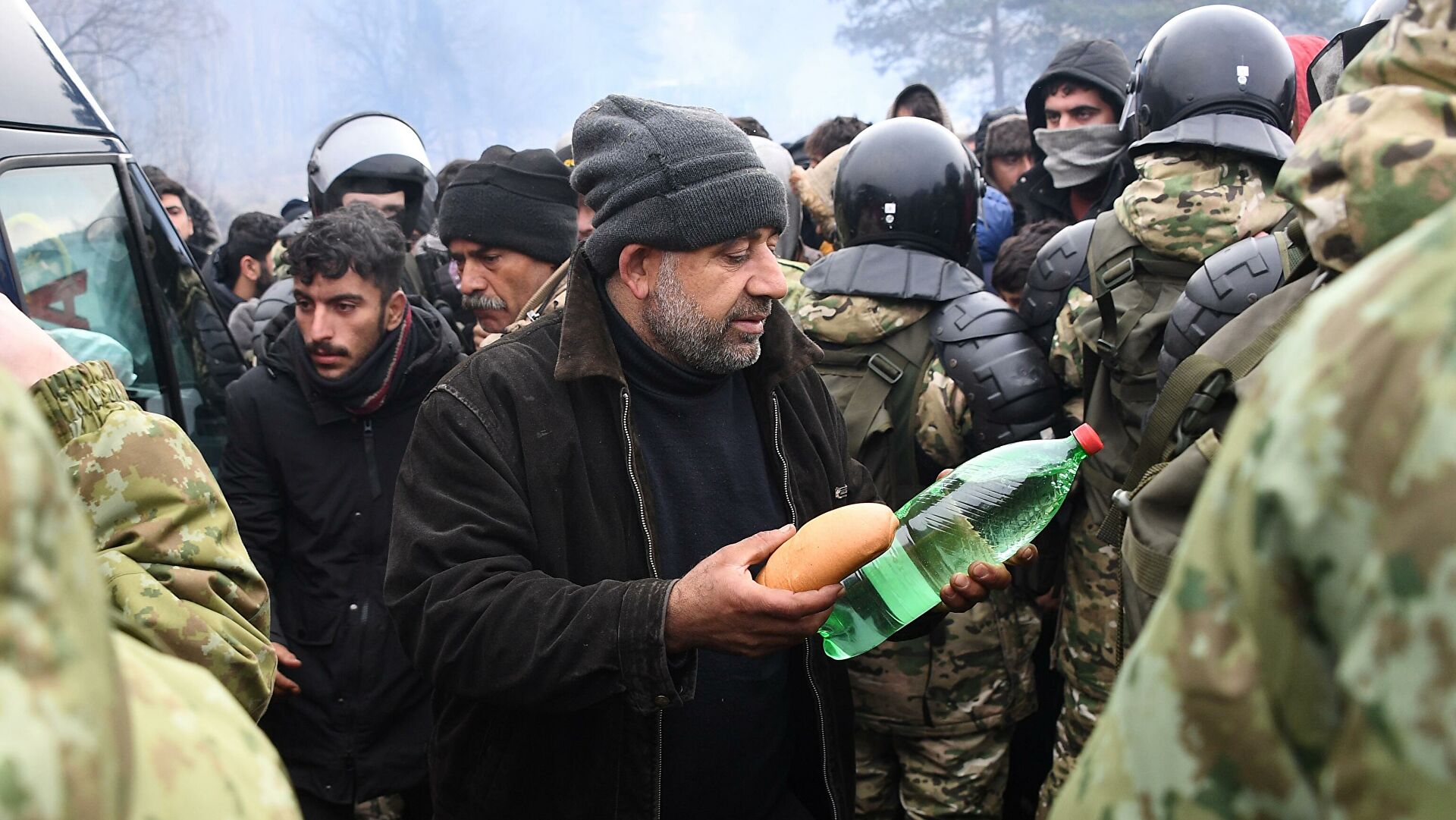 Беженец Набиль Дало рассказал о ситуации на белорусско-польской границе Беженец Набиль Дало рассказал о ситуации на белорусско-польской границе