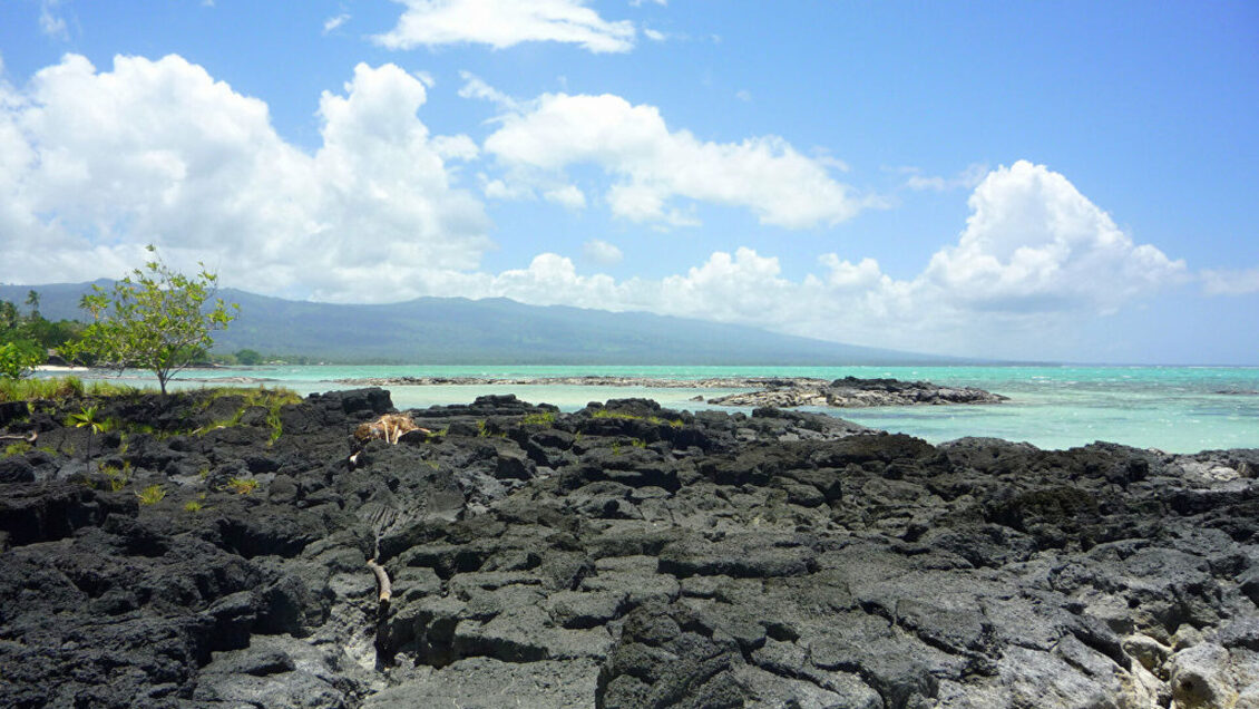 "Роскосмос" показал разрушения после извержения вулкана в Тихом океане "Роскосмос" показал разрушения после извержения вулкана в Тихом океане