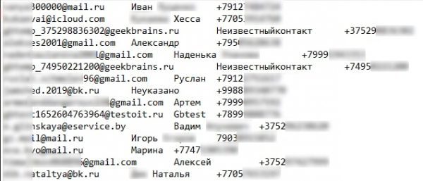 DLBI: в открытый доступ попала вторая часть базы данных клиентов образовательного портала GeekBrains DLBI: в открытый доступ попала вторая часть базы данных клиентов образовательного портала GeekBrains