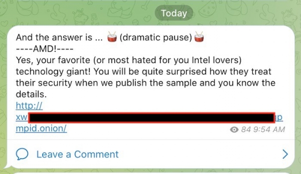 Хакеры взломали серверы компании AMD и похитили 450 ГБ данных