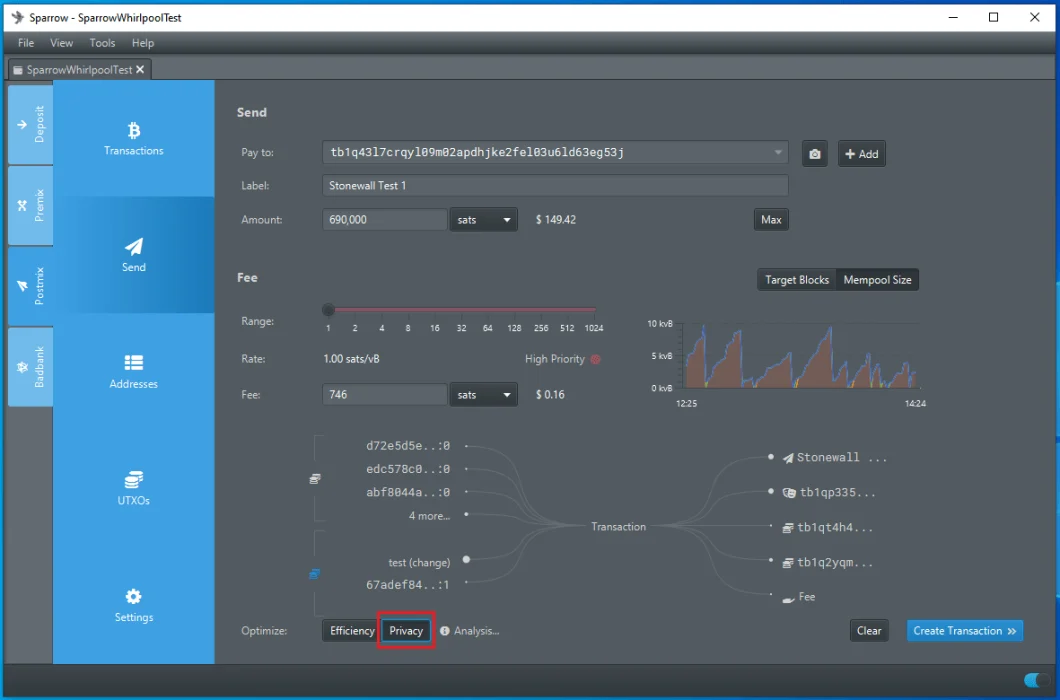 Как сохранить конфиденциальность при расходовании биткойнов после микширования
