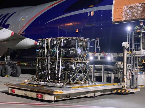 На Украину прибыл пятый самолёт с военной помощью от США 