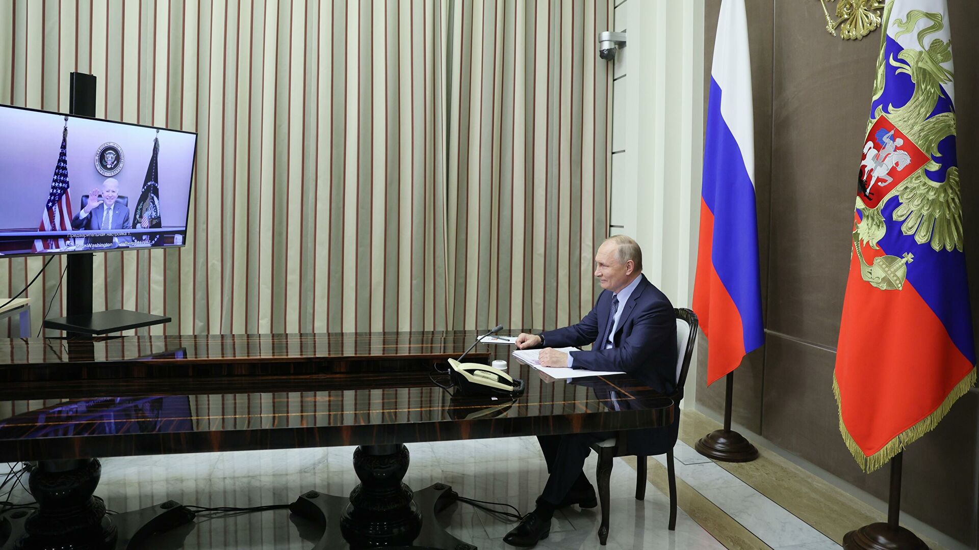 Разговор Путина с Байденом пока не планируется Разговор Путина с Байденом пока не планируется